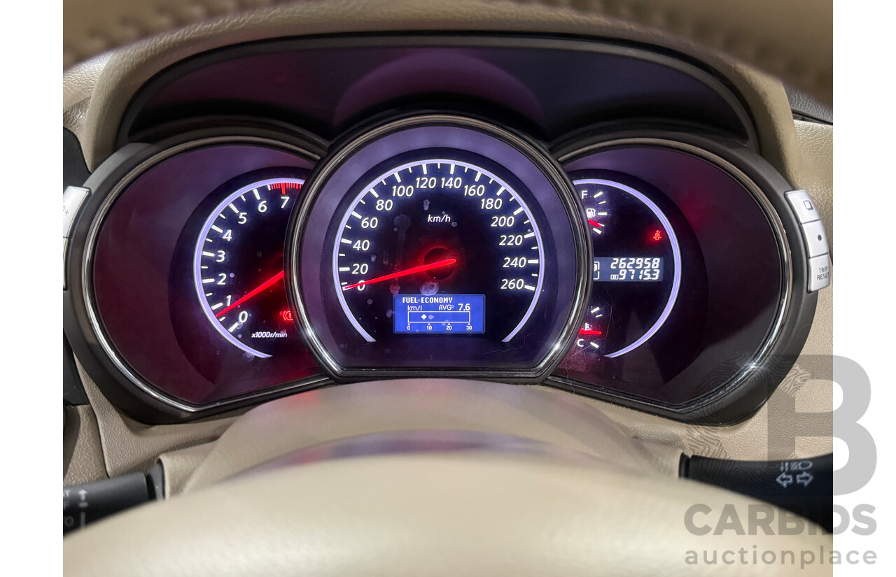 4/2012 Nissan Murano Ti Z51 MY12 4d Wagon Maroon V6 3.5L