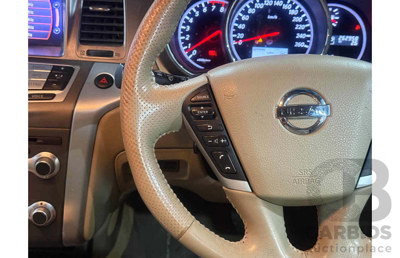 4/2012 Nissan Murano Ti Z51 MY12 4d Wagon Maroon V6 3.5L