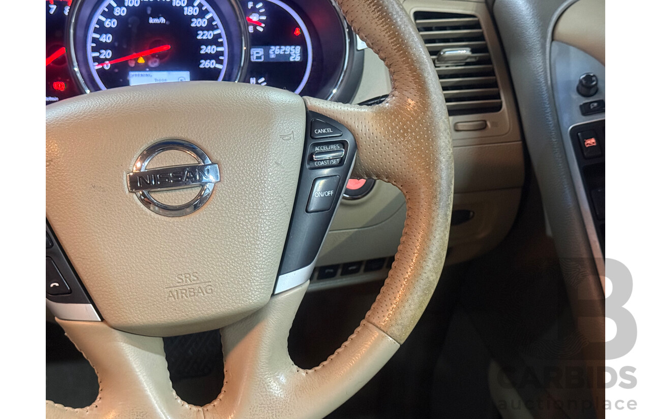4/2012 Nissan Murano Ti Z51 MY12 4d Wagon Maroon V6 3.5L