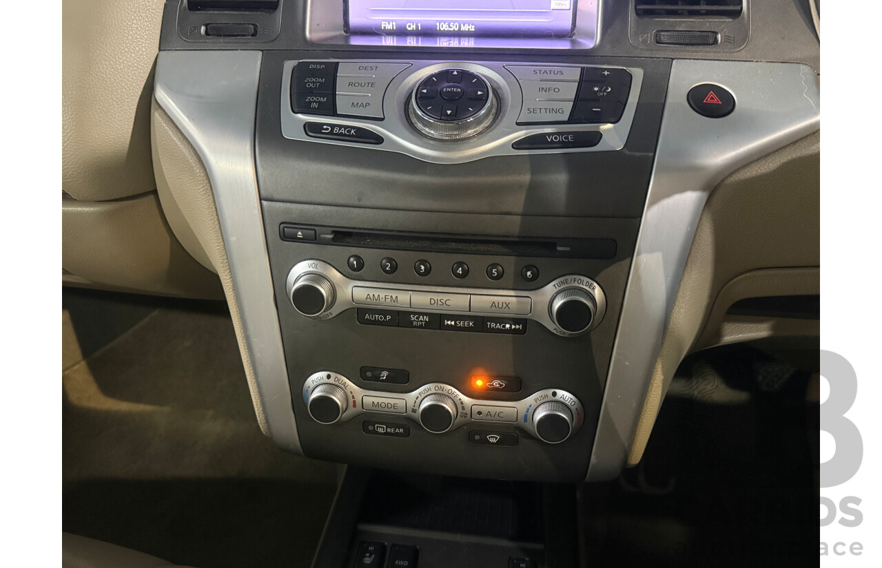 4/2012 Nissan Murano Ti Z51 MY12 4d Wagon Maroon V6 3.5L