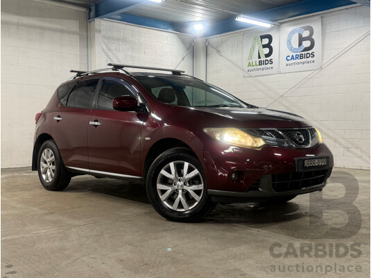 4/2012 Nissan Murano Ti Z51 MY12 4d Wagon Maroon V6 3.5L