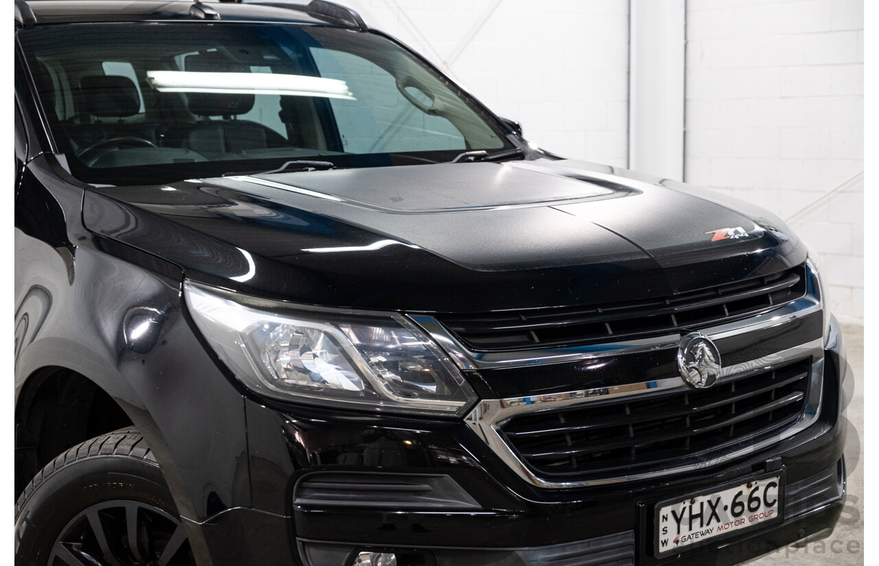 07/2017 Holden Trailblazer Z71 (4x4) RG MY18 4d Wagon Mineral Black Metallic Turbo Diesel 2.8L