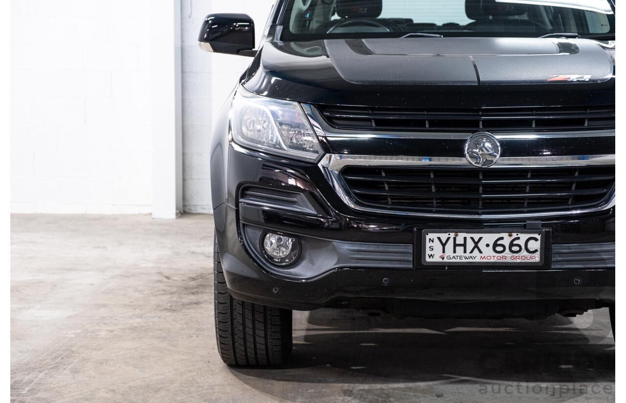 07/2017 Holden Trailblazer Z71 (4x4) RG MY18 4d Wagon Mineral Black Metallic Turbo Diesel 2.8L
