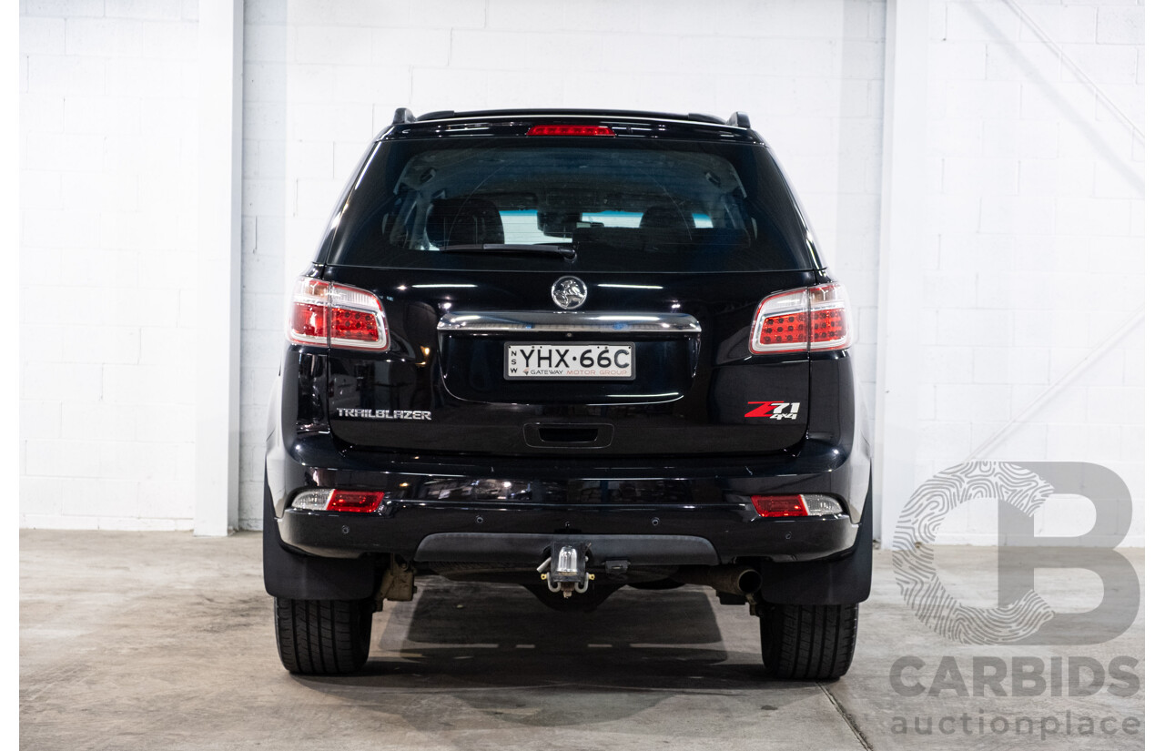 07/2017 Holden Trailblazer Z71 (4x4) RG MY18 4d Wagon Mineral Black Metallic Turbo Diesel 2.8L