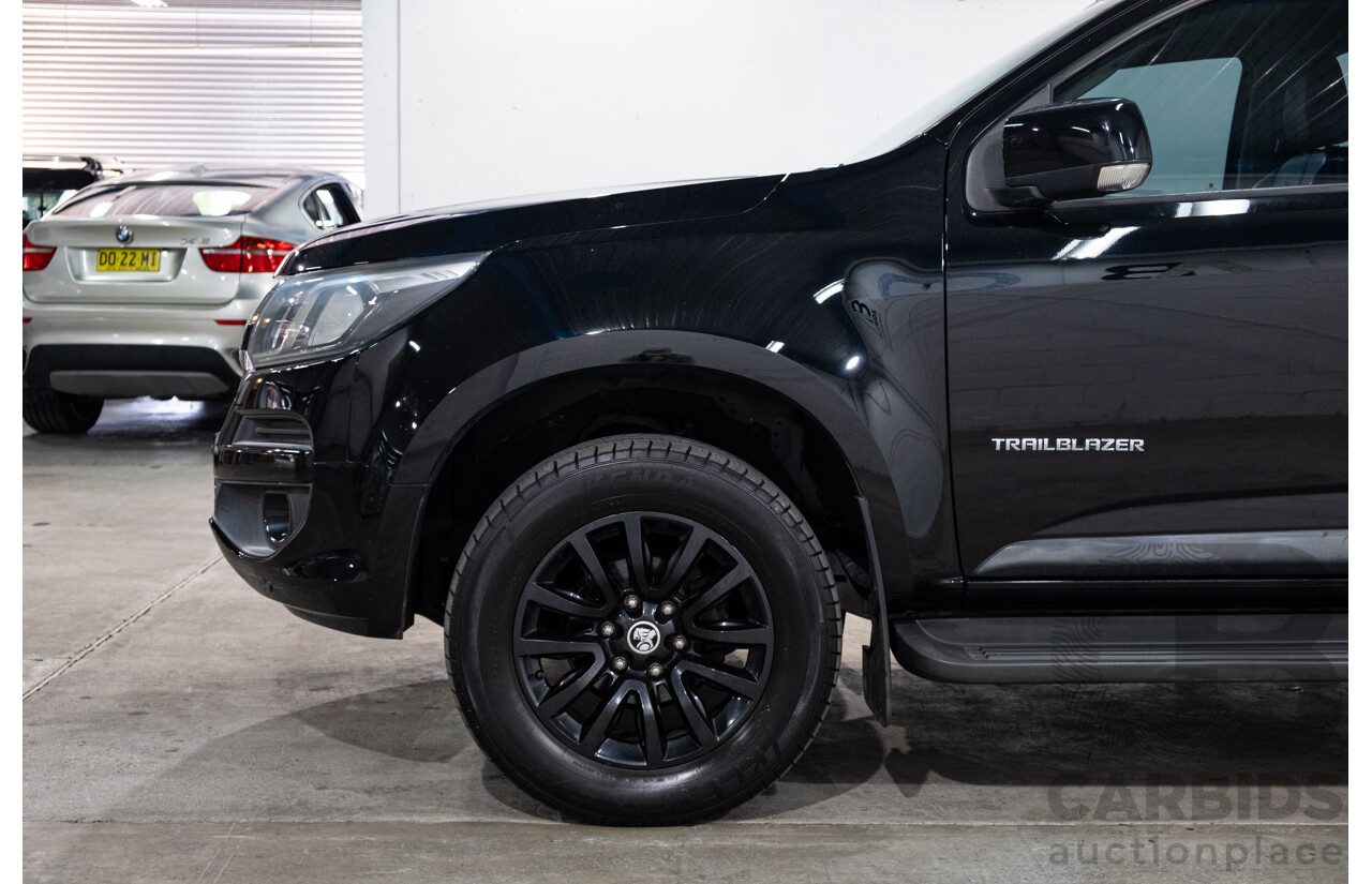 07/2017 Holden Trailblazer Z71 (4x4) RG MY18 4d Wagon Mineral Black Metallic Turbo Diesel 2.8L