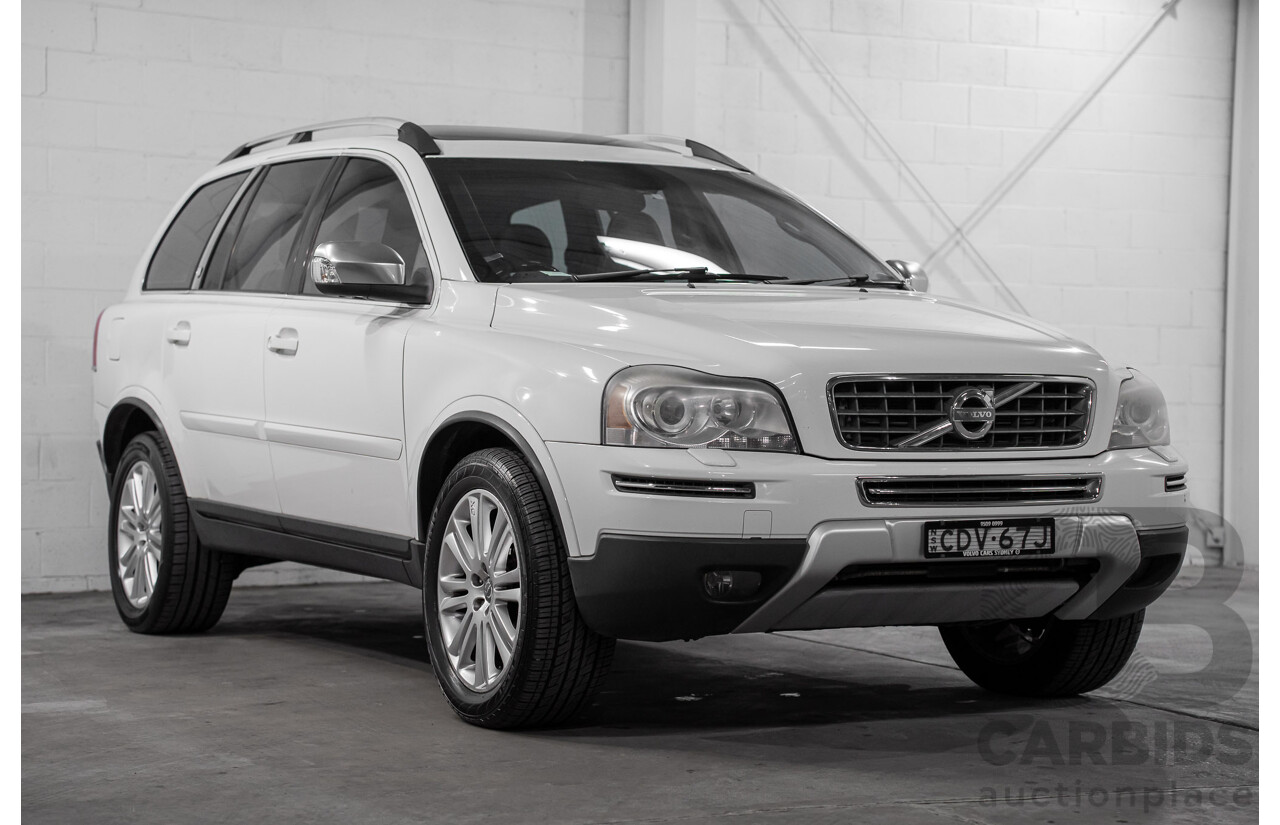 11/2011 Volvo XC90 D5 Executive MY12 4d Wagon Ice White Turbo Diesel 2.4L