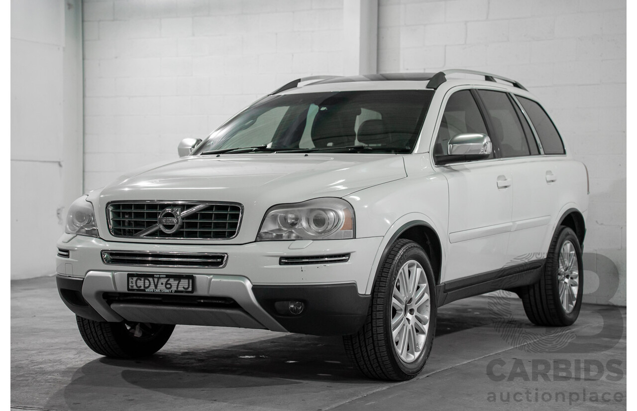 11/2011 Volvo XC90 D5 Executive MY12 4d Wagon Ice White Turbo Diesel 2.4L