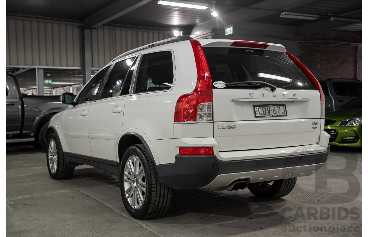 11/2011 Volvo XC90 D5 Executive MY12 4d Wagon Ice White Turbo Diesel 2.4L