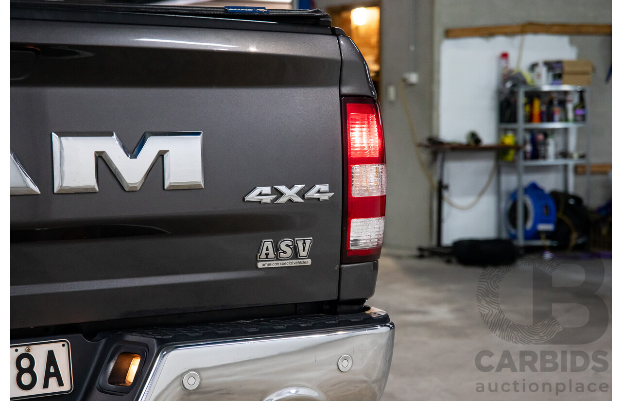 08/2019 ASV (Dodge) RAM 1500 Laramie (4x4) FD3.2 MY19 Crew Cab Utility Billet Silver Metallic V8 5.7L