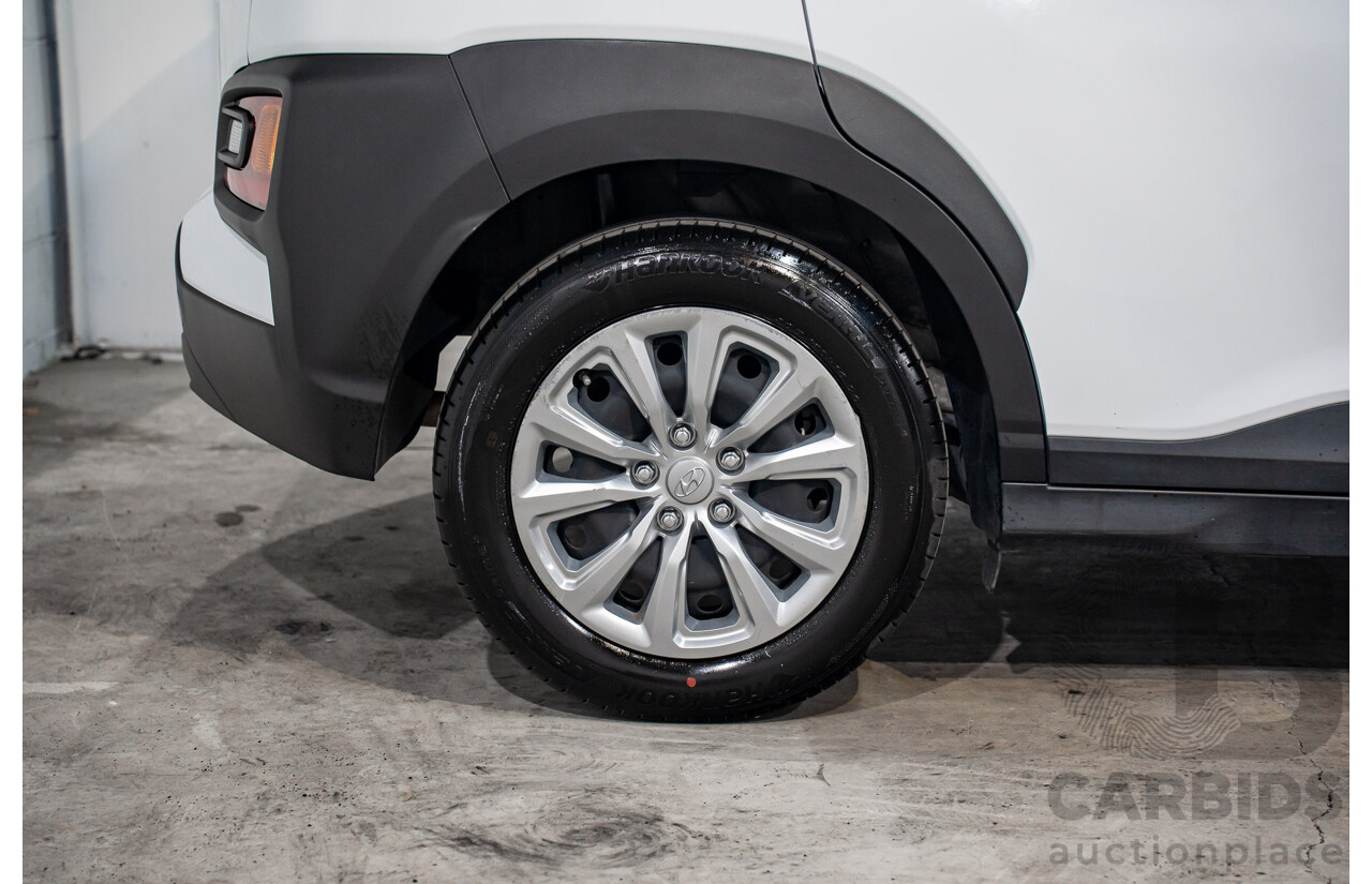 08/2020 Hyundai Kona GO (FWD) FWD OS.3 MY20 4D Wagon White 2.0L