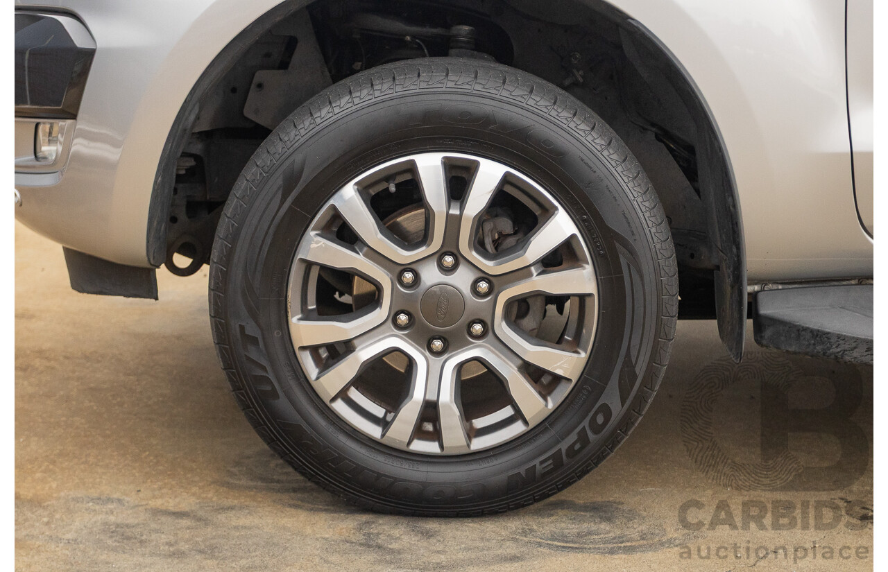 3/2018 Ford Ranger Wildtrak 3.2 (4x4) PX MKII MY18 Dual Cab P/Up Ingot Silver Metallic Turbo Diesel 3.2L