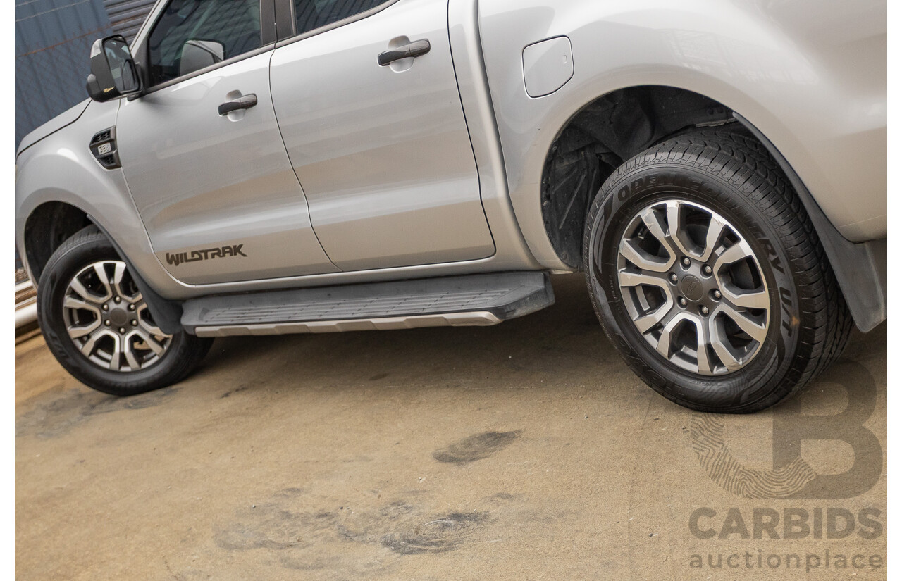 3/2018 Ford Ranger Wildtrak 3.2 (4x4) PX MKII MY18 Dual Cab P/Up Ingot Silver Metallic Turbo Diesel 3.2L
