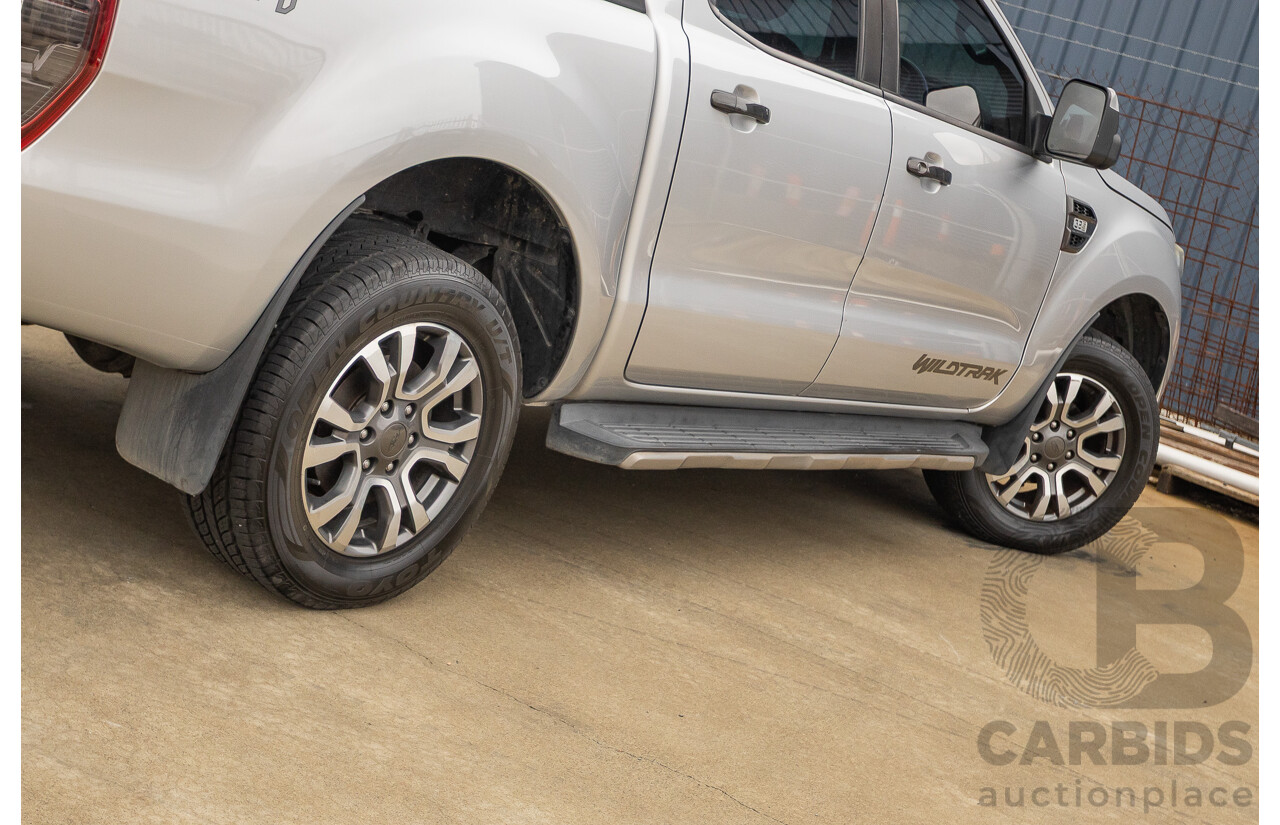 3/2018 Ford Ranger Wildtrak 3.2 (4x4) PX MKII MY18 Dual Cab P/Up Ingot Silver Metallic Turbo Diesel 3.2L
