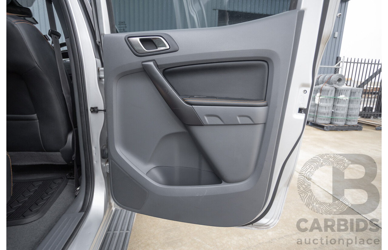 3/2018 Ford Ranger Wildtrak 3.2 (4x4) PX MKII MY18 Dual Cab P/Up Ingot Silver Metallic Turbo Diesel 3.2L