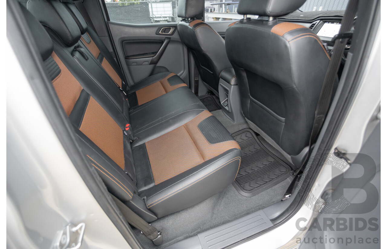 3/2018 Ford Ranger Wildtrak 3.2 (4x4) PX MKII MY18 Dual Cab P/Up Ingot Silver Metallic Turbo Diesel 3.2L
