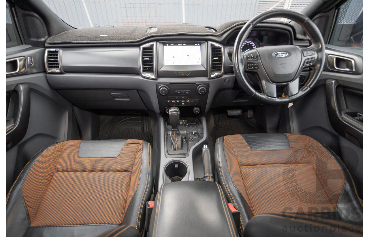 3/2018 Ford Ranger Wildtrak 3.2 (4x4) PX MKII MY18 Dual Cab P/Up Ingot Silver Metallic Turbo Diesel 3.2L
