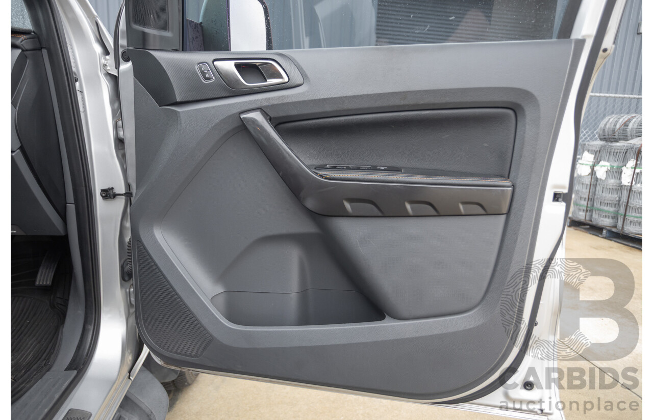 3/2018 Ford Ranger Wildtrak 3.2 (4x4) PX MKII MY18 Dual Cab P/Up Ingot Silver Metallic Turbo Diesel 3.2L