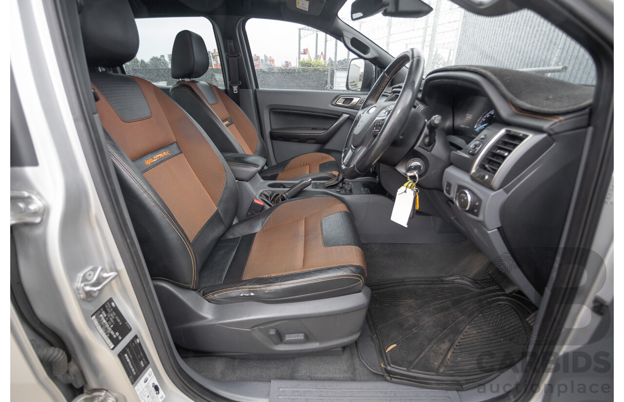 3/2018 Ford Ranger Wildtrak 3.2 (4x4) PX MKII MY18 Dual Cab P/Up Ingot Silver Metallic Turbo Diesel 3.2L