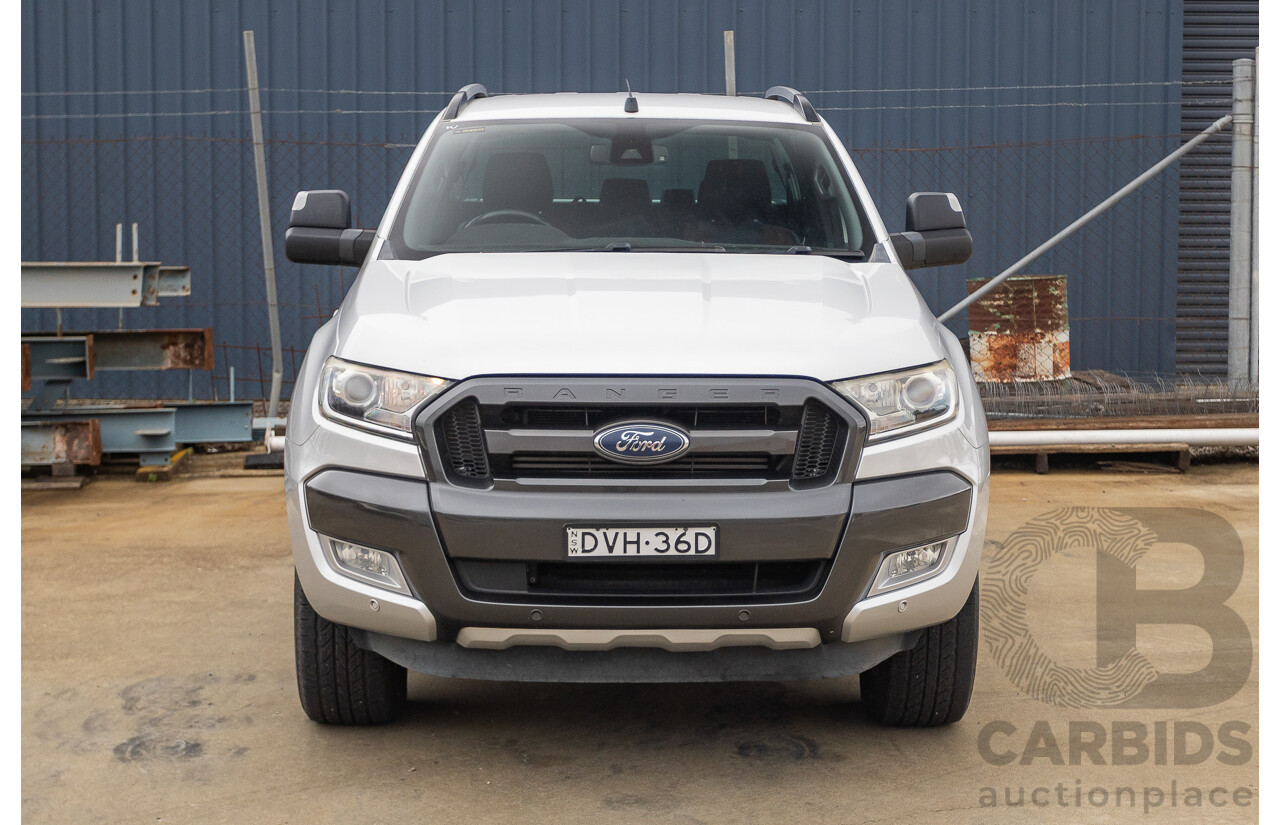 3/2018 Ford Ranger Wildtrak 3.2 (4x4) PX MKII MY18 Dual Cab P/Up Ingot Silver Metallic Turbo Diesel 3.2L