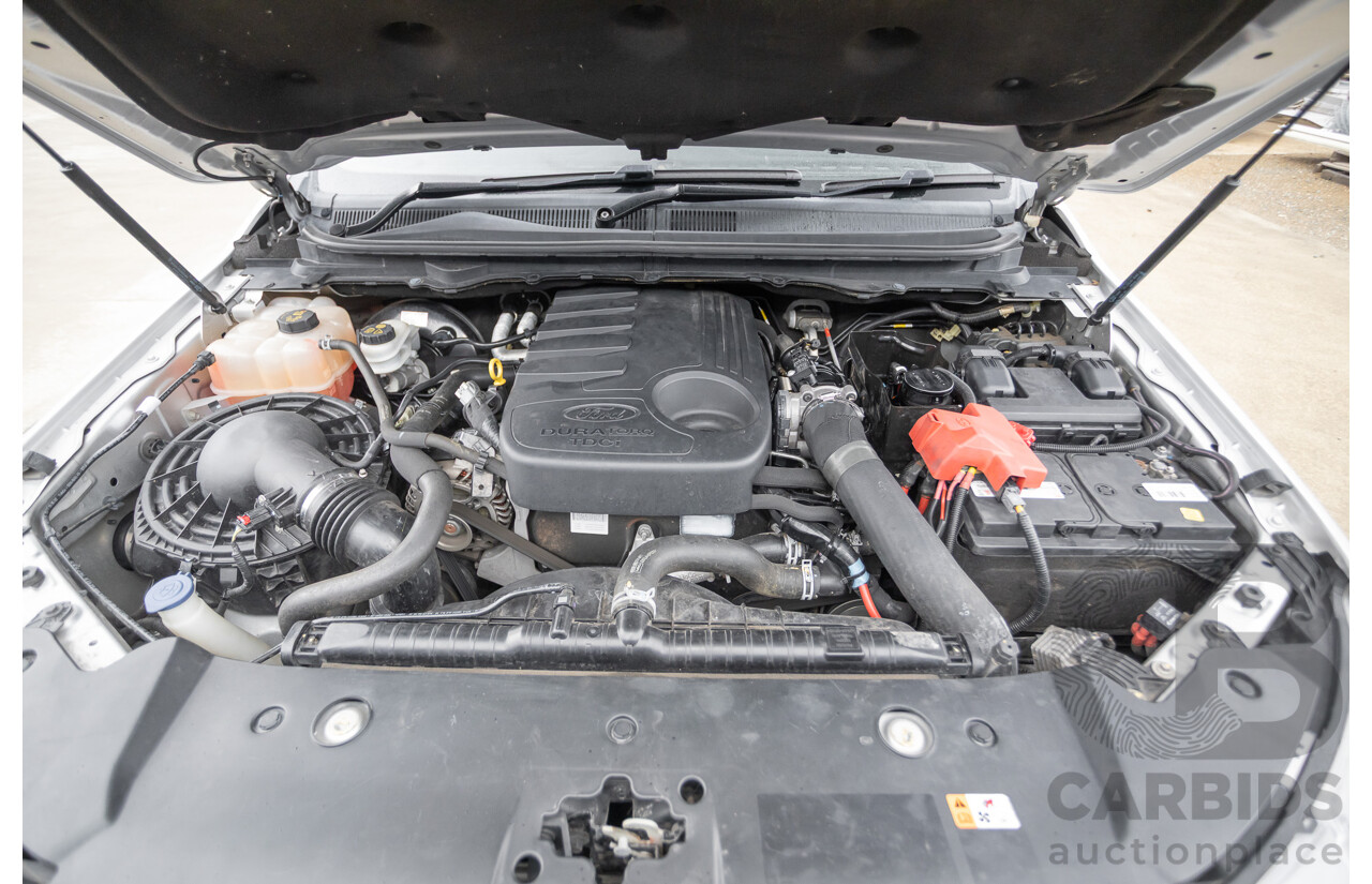 3/2018 Ford Ranger Wildtrak 3.2 (4x4) PX MKII MY18 Dual Cab P/Up Ingot Silver Metallic Turbo Diesel 3.2L