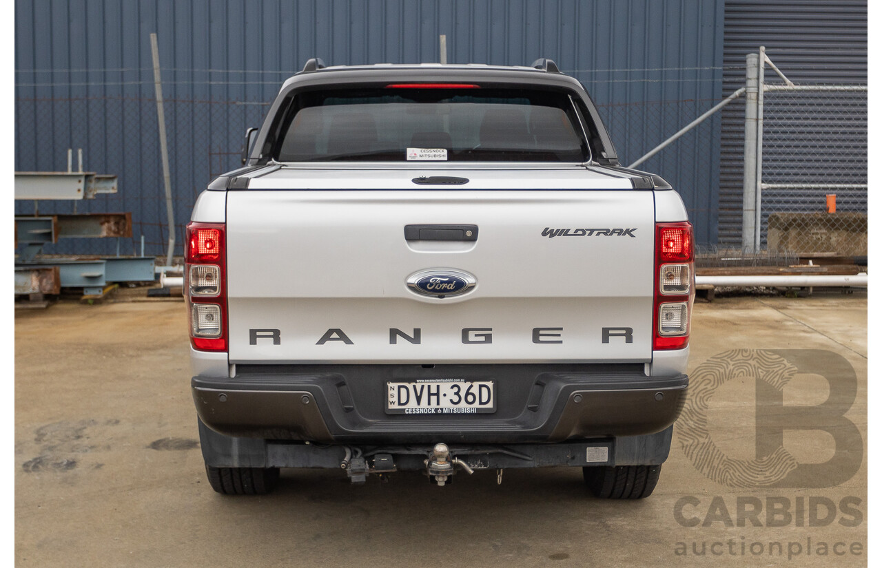 3/2018 Ford Ranger Wildtrak 3.2 (4x4) PX MKII MY18 Dual Cab P/Up Ingot Silver Metallic Turbo Diesel 3.2L