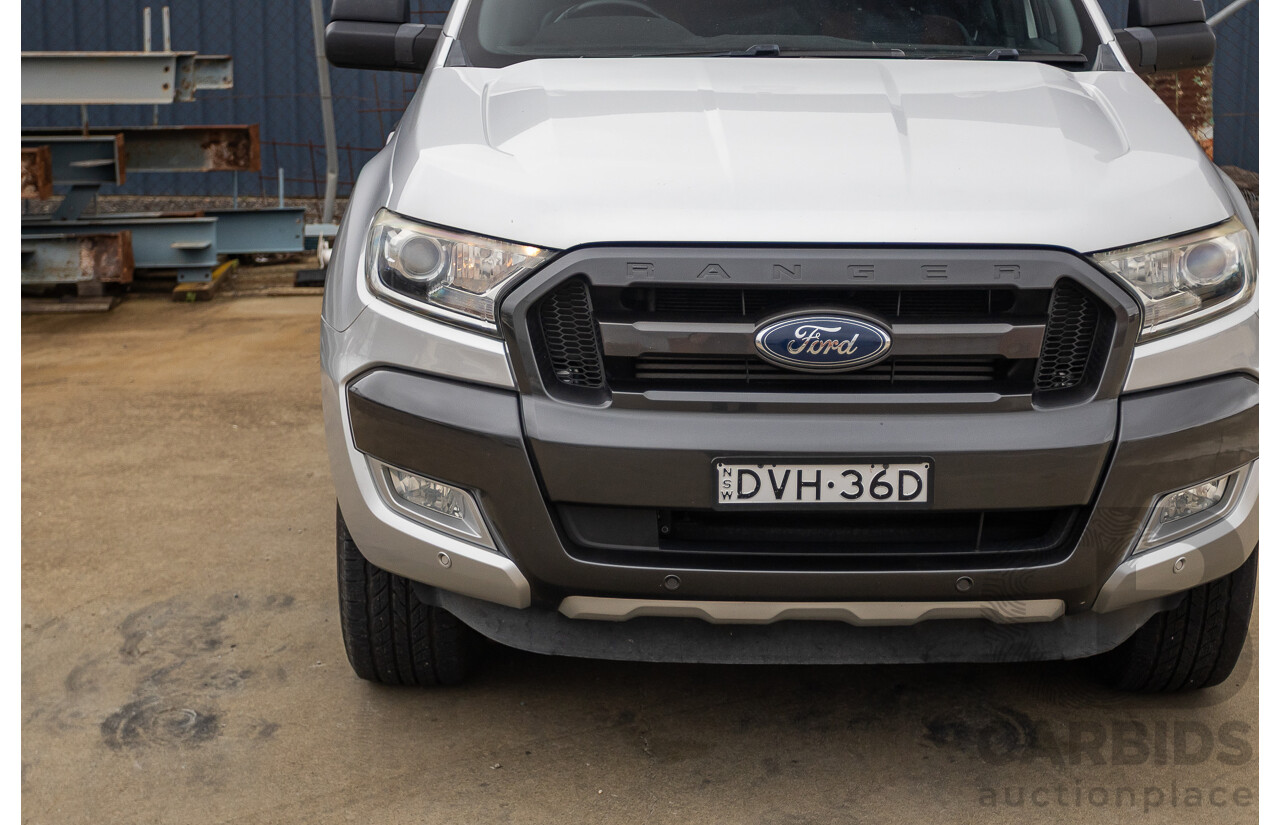 3/2018 Ford Ranger Wildtrak 3.2 (4x4) PX MKII MY18 Dual Cab P/Up Ingot Silver Metallic Turbo Diesel 3.2L