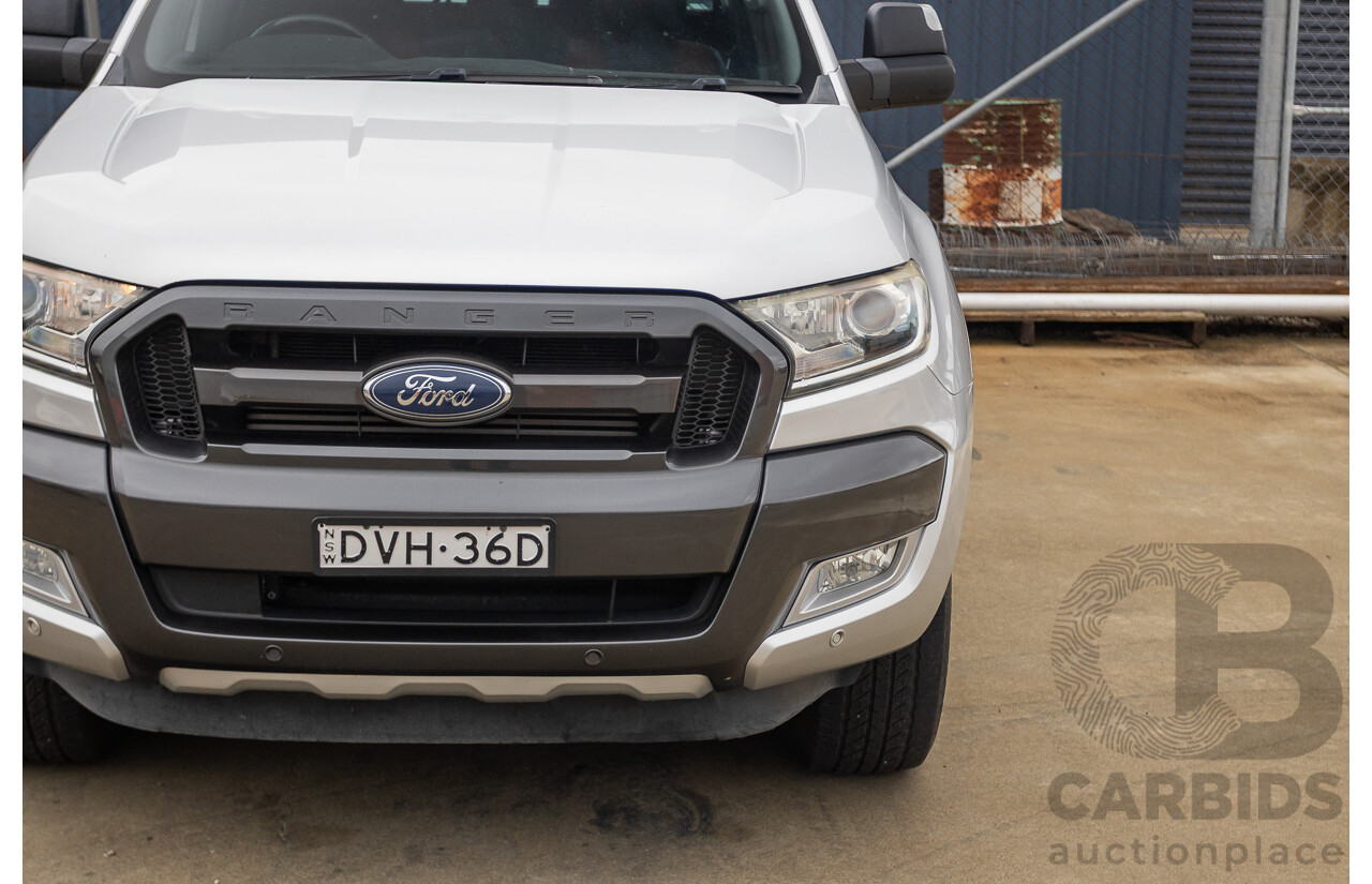 3/2018 Ford Ranger Wildtrak 3.2 (4x4) PX MKII MY18 Dual Cab P/Up Ingot Silver Metallic Turbo Diesel 3.2L