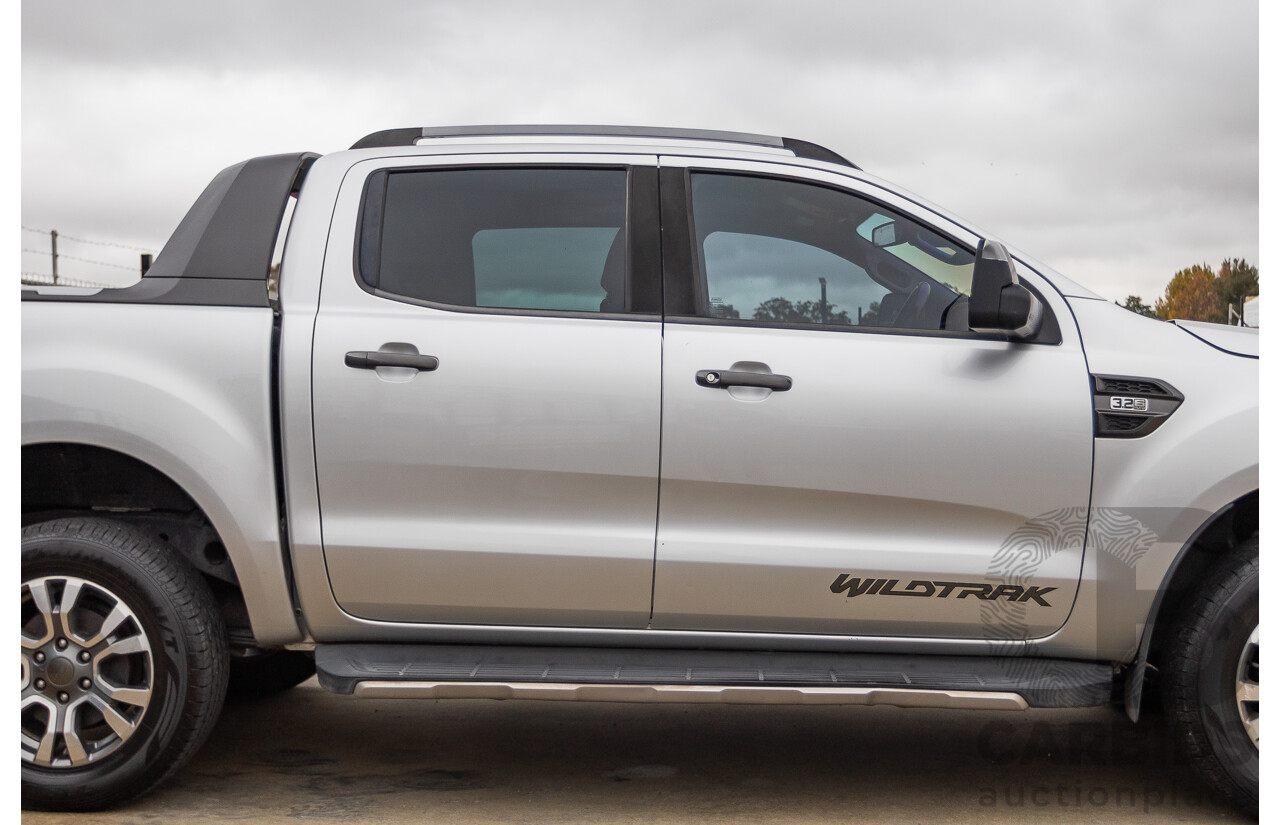 3/2018 Ford Ranger Wildtrak 3.2 (4x4) PX MKII MY18 Dual Cab P/Up Ingot Silver Metallic Turbo Diesel 3.2L