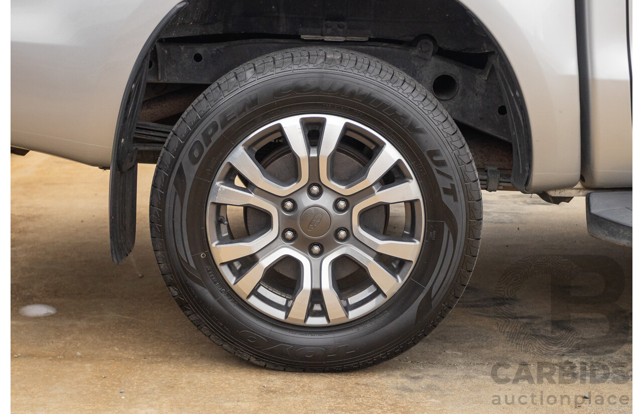 3/2018 Ford Ranger Wildtrak 3.2 (4x4) PX MKII MY18 Dual Cab P/Up Ingot Silver Metallic Turbo Diesel 3.2L