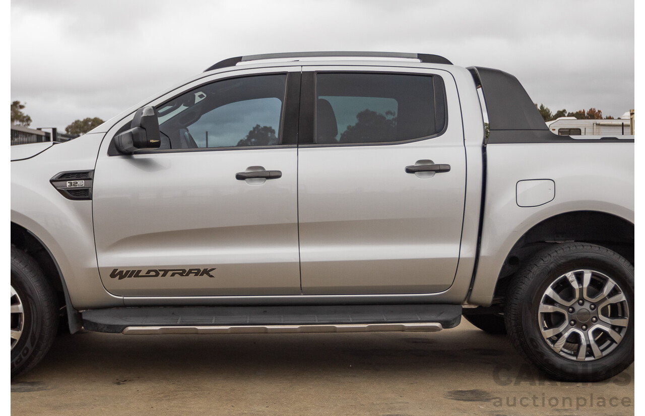 3/2018 Ford Ranger Wildtrak 3.2 (4x4) PX MKII MY18 Dual Cab P/Up Ingot Silver Metallic Turbo Diesel 3.2L