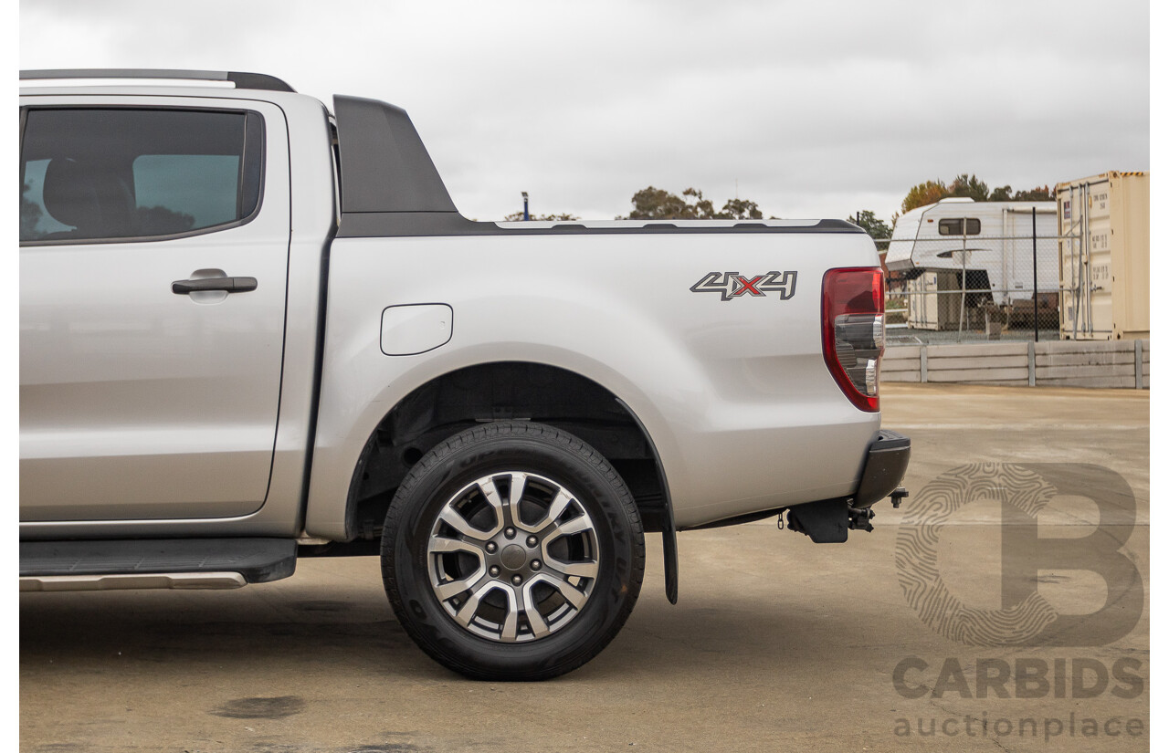 3/2018 Ford Ranger Wildtrak 3.2 (4x4) PX MKII MY18 Dual Cab P/Up Ingot Silver Metallic Turbo Diesel 3.2L