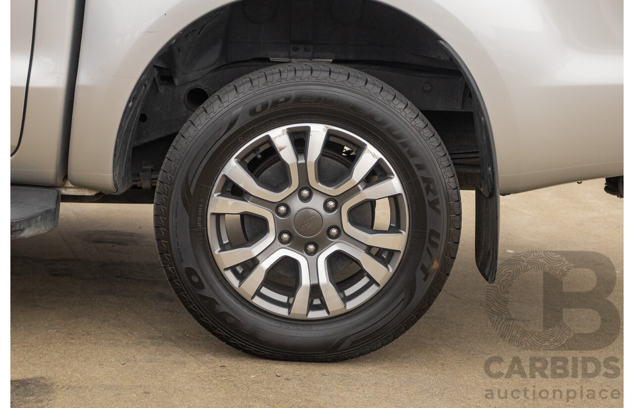 3/2018 Ford Ranger Wildtrak 3.2 (4x4) PX MKII MY18 Dual Cab P/Up Ingot Silver Metallic Turbo Diesel 3.2L