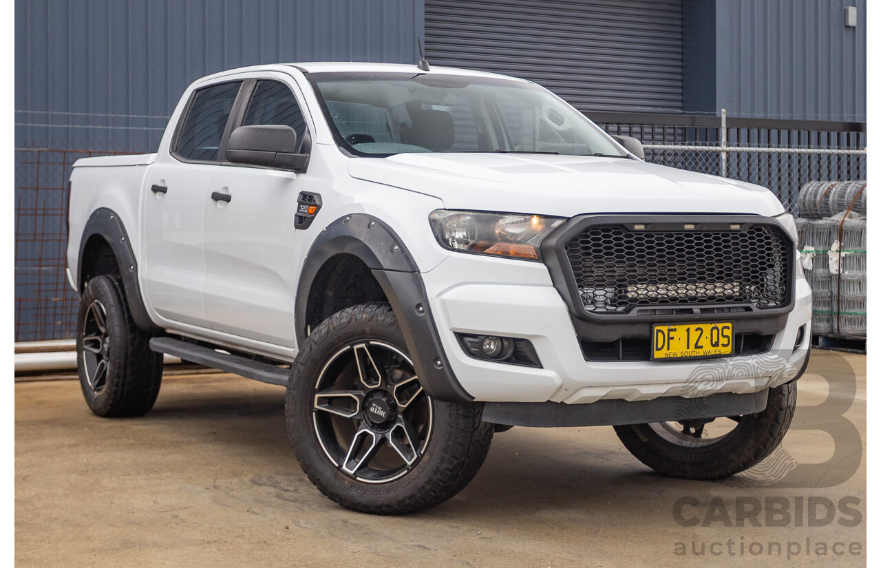 10/2017 Ford Ranger XLS 3.2 (4x4) PX MKII MY17 Update Dual Cab Utility White Turbo Diesel 3.2L