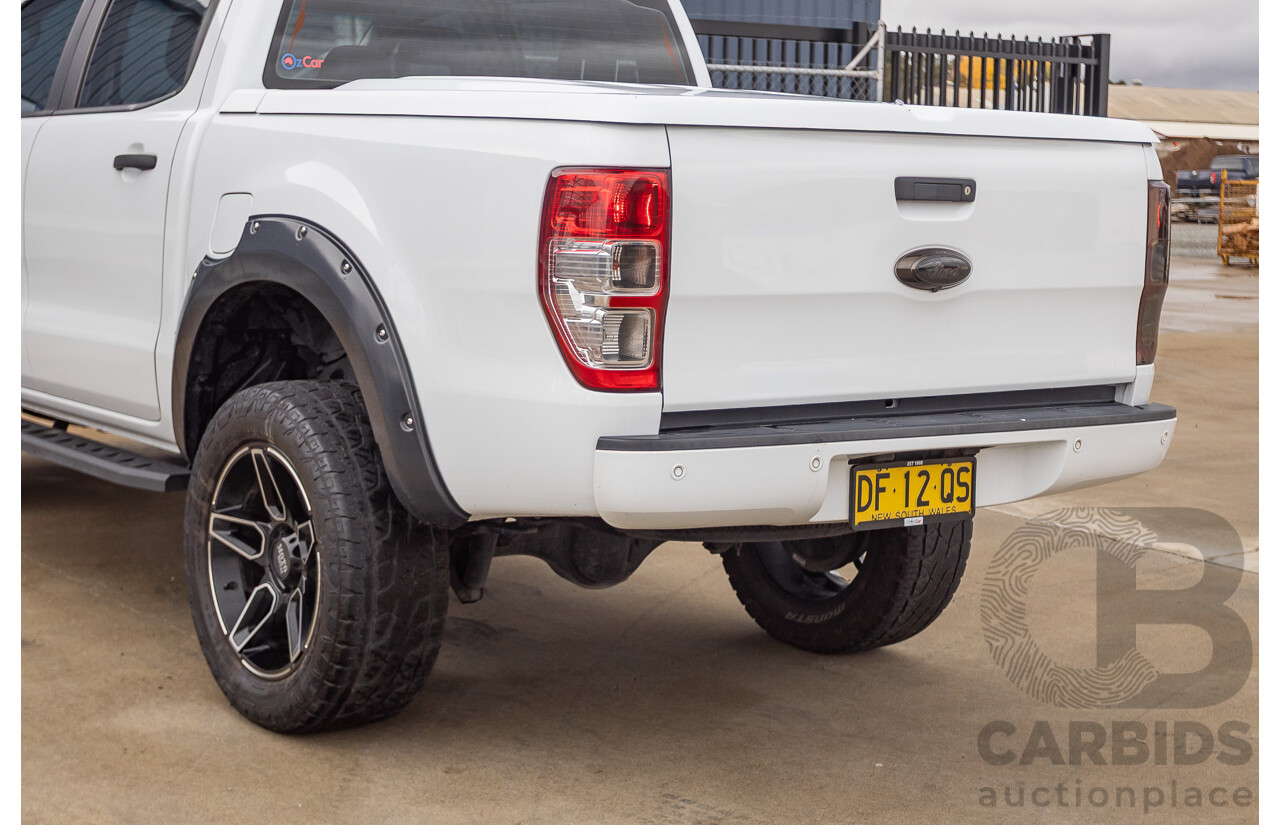 10/2017 Ford Ranger XLS 3.2 (4x4) PX MKII MY17 Update Dual Cab Utility White Turbo Diesel 3.2L
