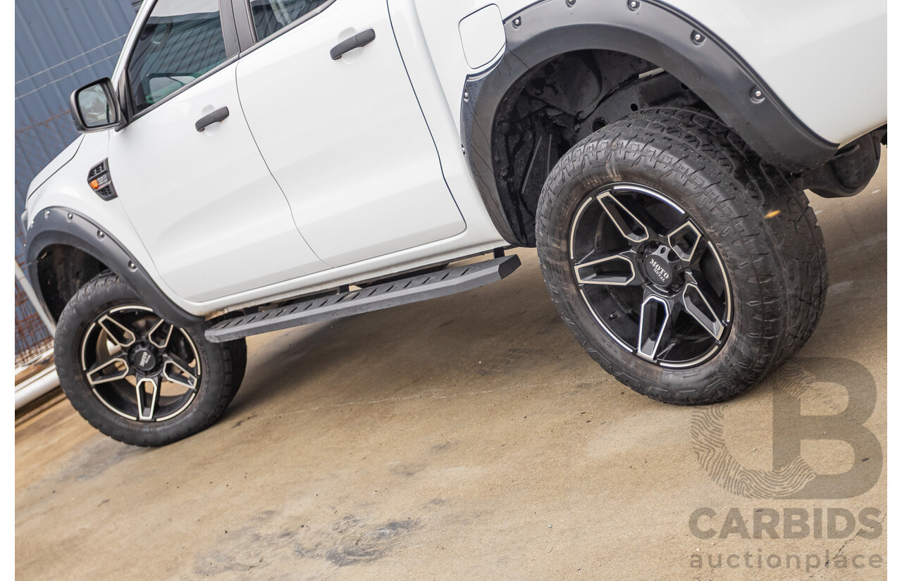 10/2017 Ford Ranger XLS 3.2 (4x4) PX MKII MY17 Update Dual Cab Utility White Turbo Diesel 3.2L