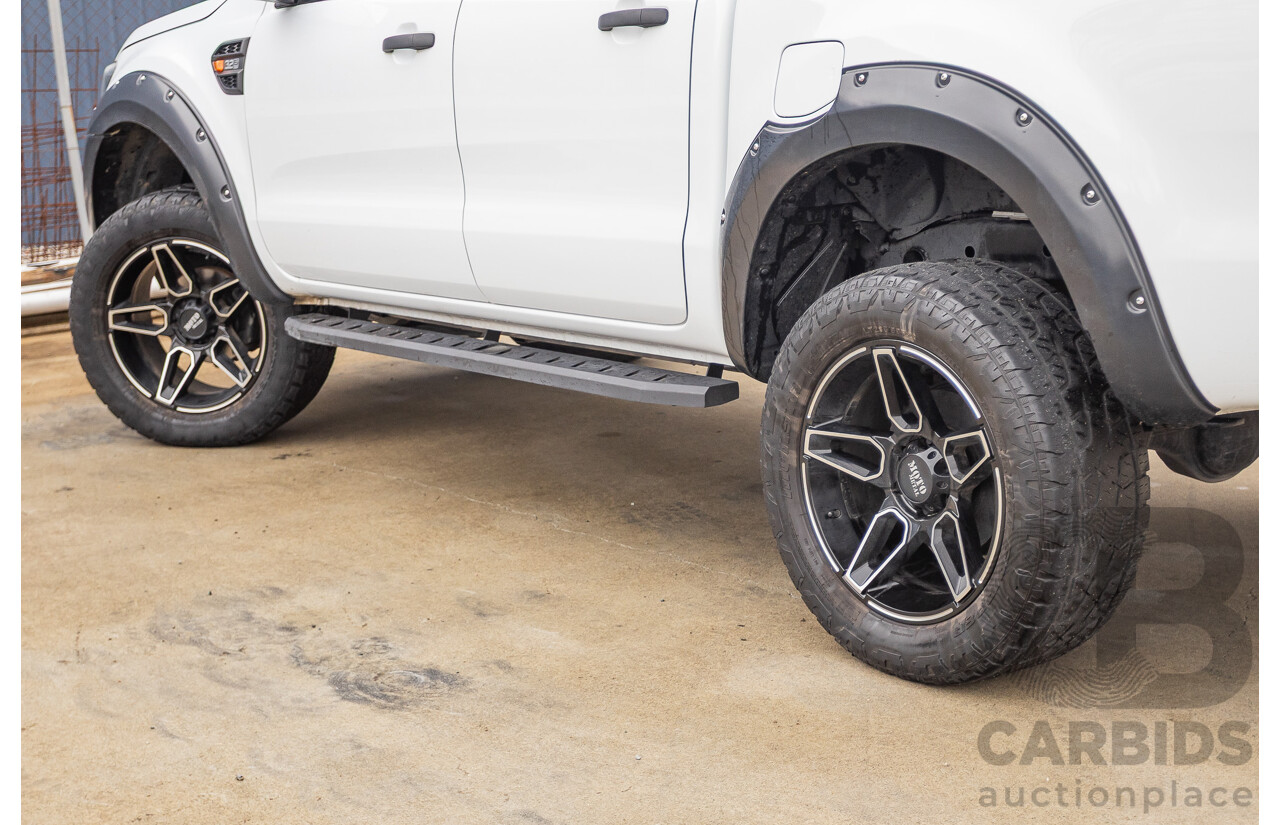 10/2017 Ford Ranger XLS 3.2 (4x4) PX MKII MY17 Update Dual Cab Utility White Turbo Diesel 3.2L