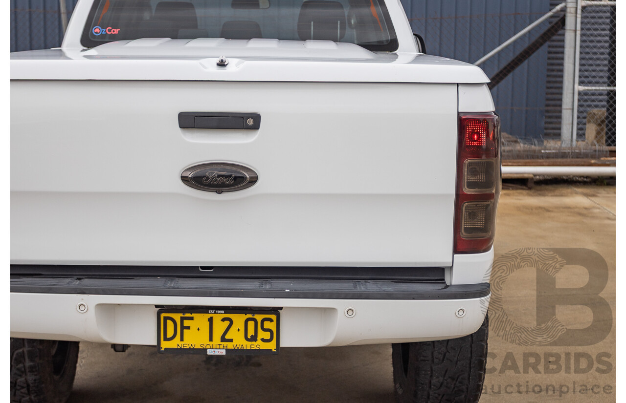 10/2017 Ford Ranger XLS 3.2 (4x4) PX MKII MY17 Update Dual Cab Utility White Turbo Diesel 3.2L