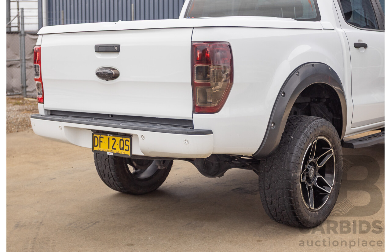10/2017 Ford Ranger XLS 3.2 (4x4) PX MKII MY17 Update Dual Cab Utility White Turbo Diesel 3.2L