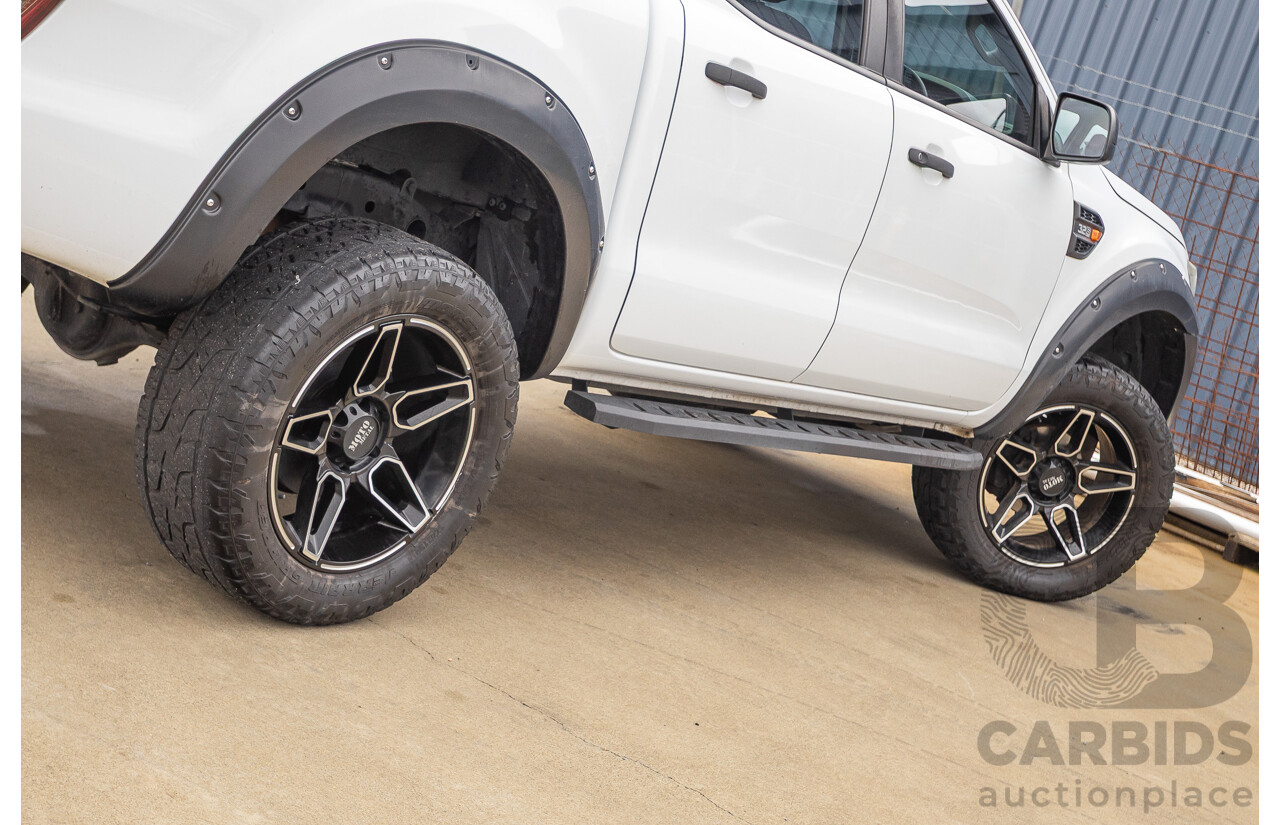10/2017 Ford Ranger XLS 3.2 (4x4) PX MKII MY17 Update Dual Cab Utility White Turbo Diesel 3.2L