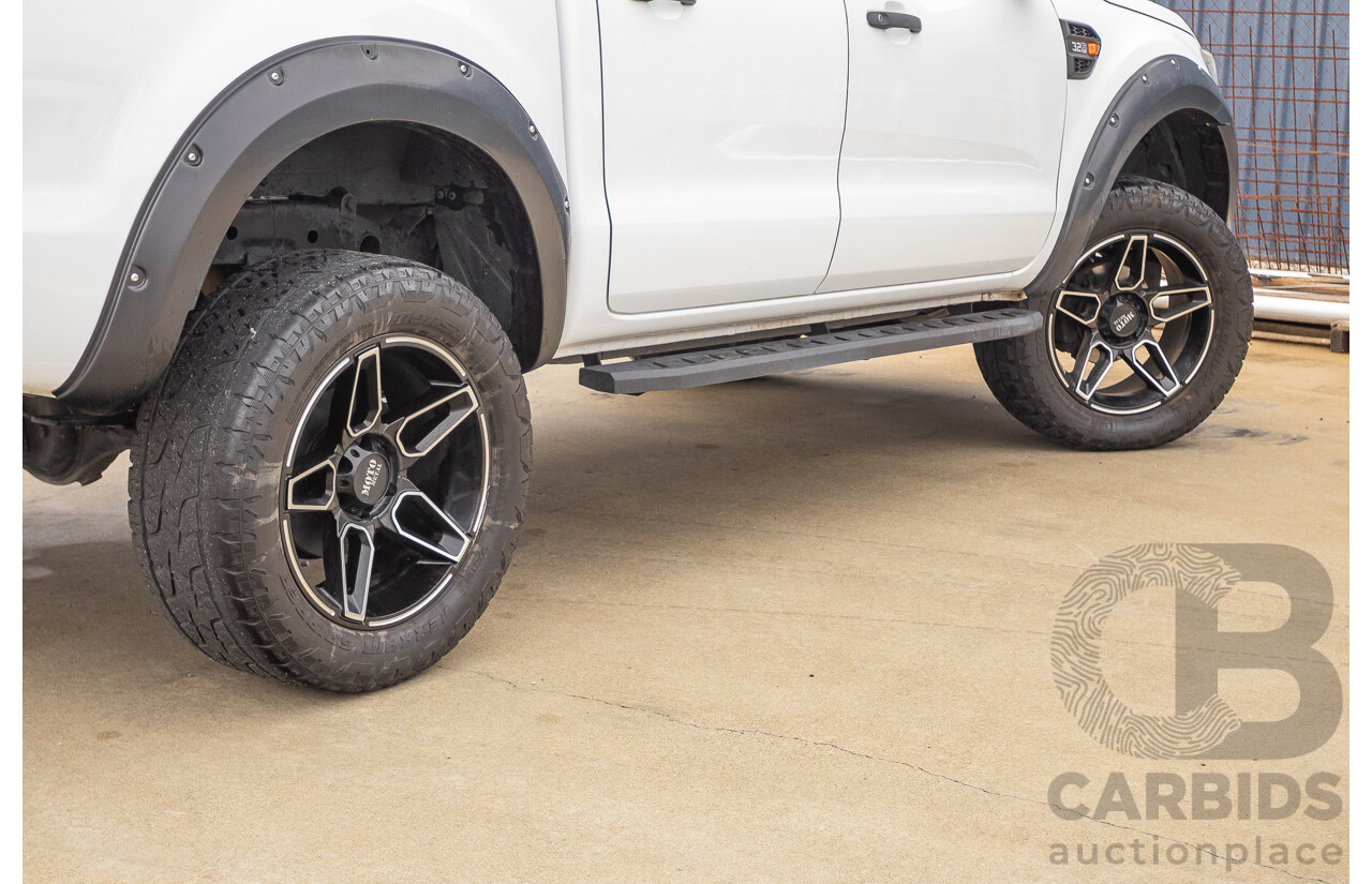 10/2017 Ford Ranger XLS 3.2 (4x4) PX MKII MY17 Update Dual Cab Utility White Turbo Diesel 3.2L