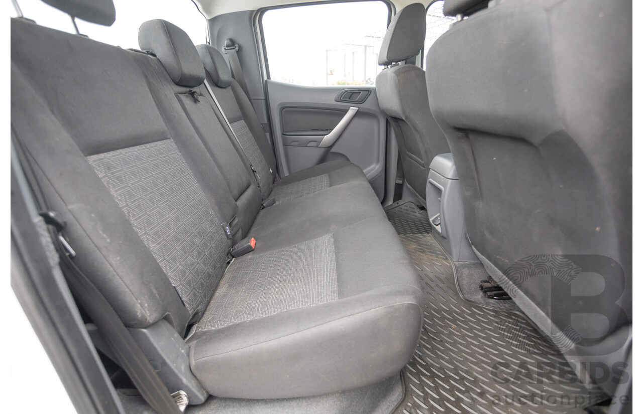 10/2017 Ford Ranger XLS 3.2 (4x4) PX MKII MY17 Update Dual Cab Utility White Turbo Diesel 3.2L