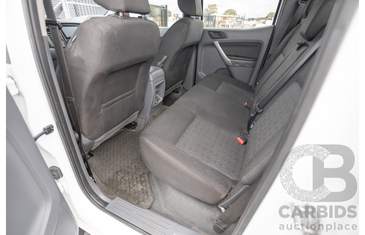 10/2017 Ford Ranger XLS 3.2 (4x4) PX MKII MY17 Update Dual Cab Utility White Turbo Diesel 3.2L