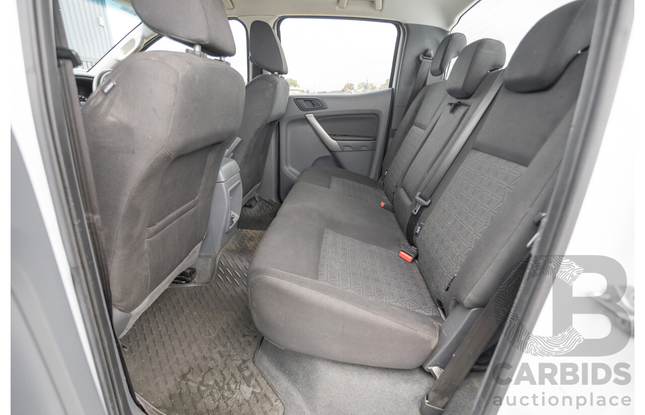 10/2017 Ford Ranger XLS 3.2 (4x4) PX MKII MY17 Update Dual Cab Utility White Turbo Diesel 3.2L