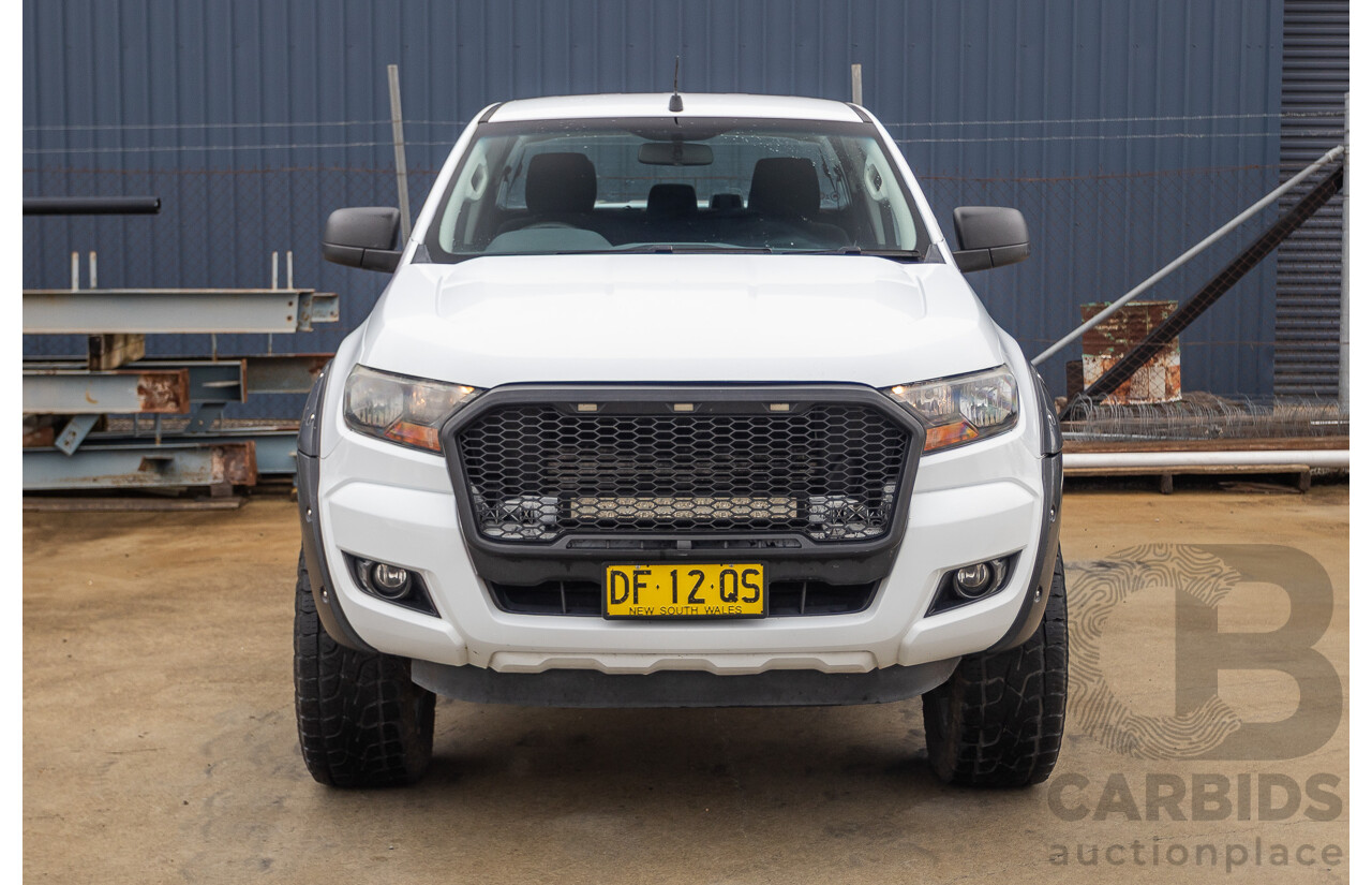 10/2017 Ford Ranger XLS 3.2 (4x4) PX MKII MY17 Update Dual Cab Utility White Turbo Diesel 3.2L