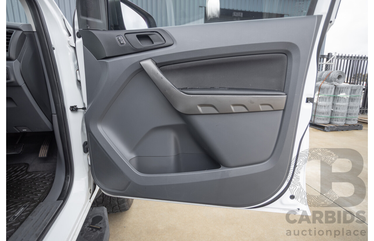 10/2017 Ford Ranger XLS 3.2 (4x4) PX MKII MY17 Update Dual Cab Utility White Turbo Diesel 3.2L