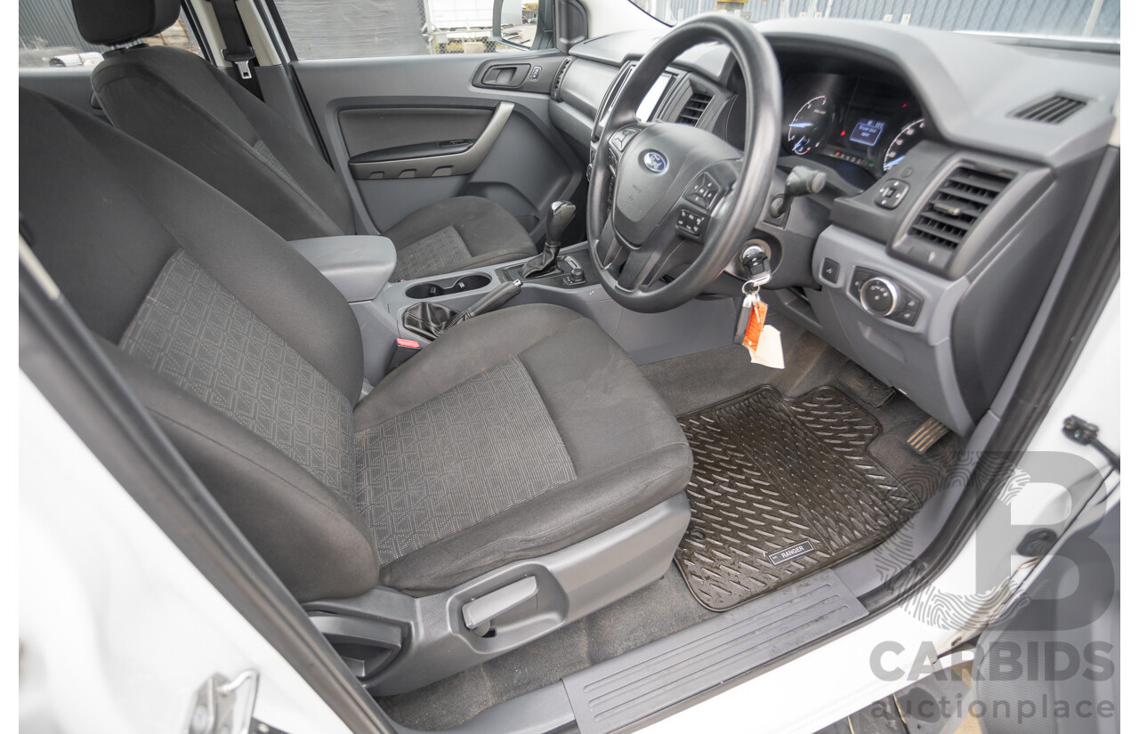 10/2017 Ford Ranger XLS 3.2 (4x4) PX MKII MY17 Update Dual Cab Utility White Turbo Diesel 3.2L