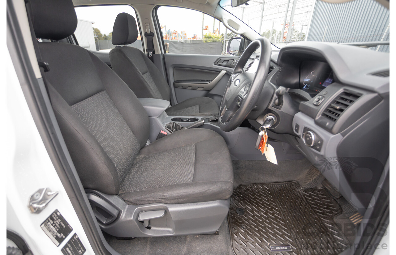 10/2017 Ford Ranger XLS 3.2 (4x4) PX MKII MY17 Update Dual Cab Utility White Turbo Diesel 3.2L
