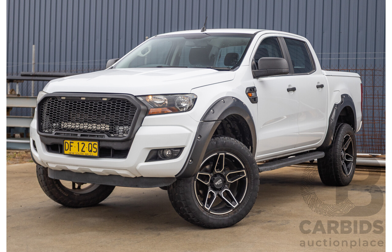 10/2017 Ford Ranger XLS 3.2 (4x4) PX MKII MY17 Update Dual Cab Utility White Turbo Diesel 3.2L