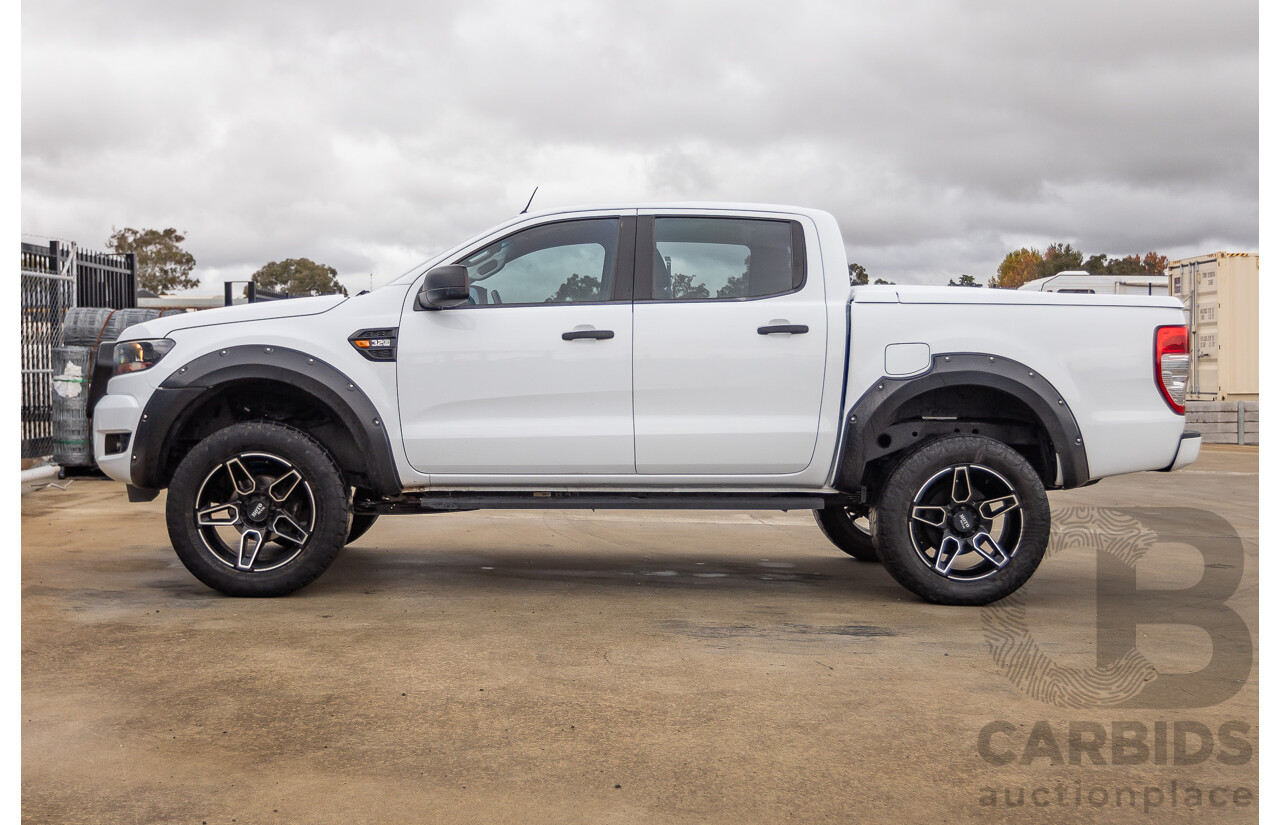 10/2017 Ford Ranger XLS 3.2 (4x4) PX MKII MY17 Update Dual Cab Utility White Turbo Diesel 3.2L