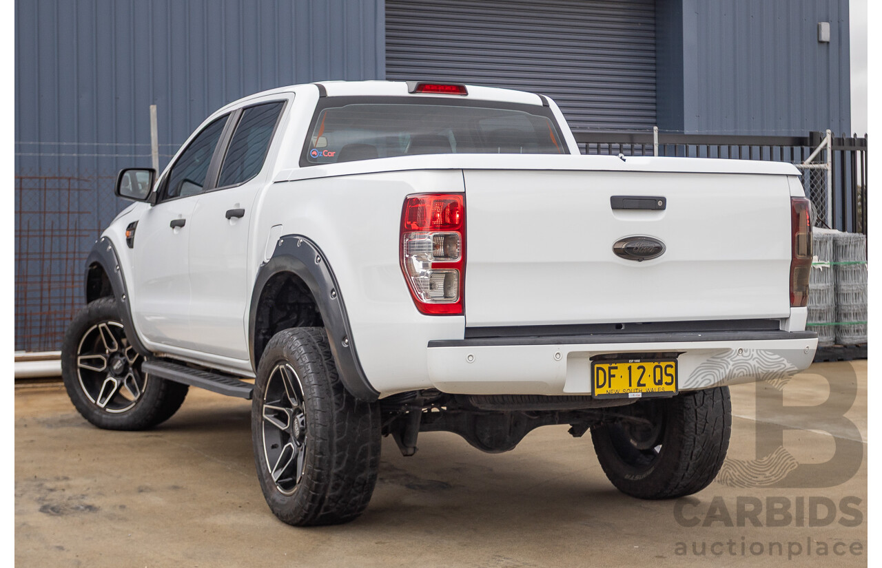 10/2017 Ford Ranger XLS 3.2 (4x4) PX MKII MY17 Update Dual Cab Utility White Turbo Diesel 3.2L